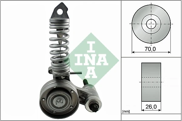 Belt Tensioner, V-ribbed belt